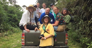 Study abroad trip participants