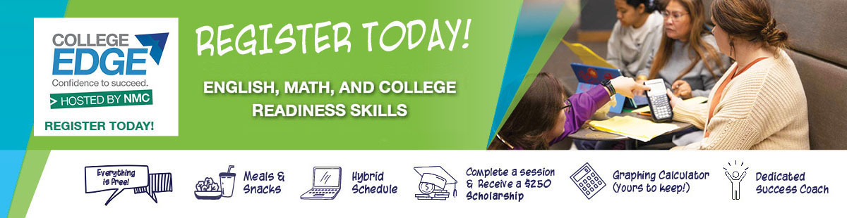 College Edge header registration graphic